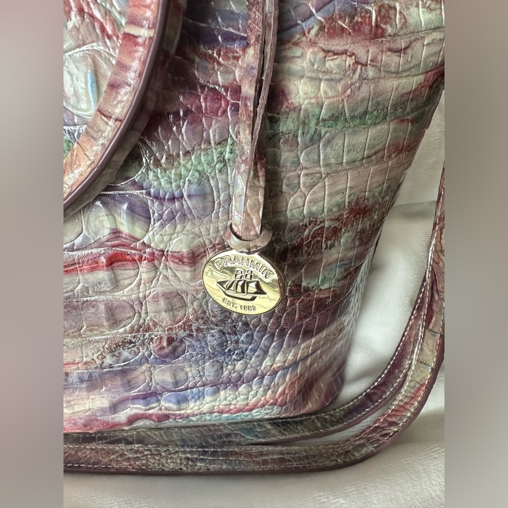 Multicolor (unicorn) Large Duxbury Satchel - Brahmin - Picture 2 of 10